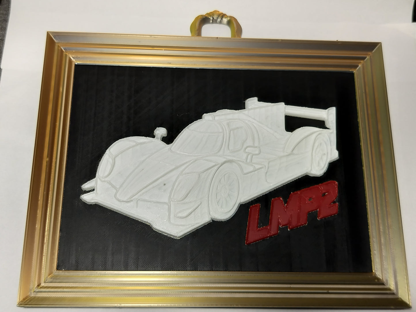 LMP2 Wireframe Relief Sculpture Wall Art