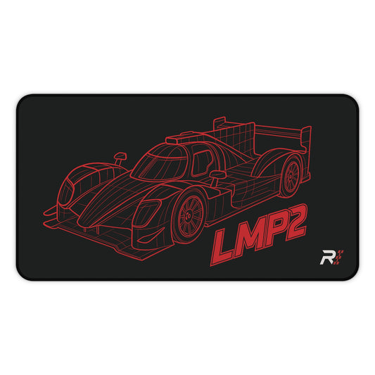 LMP2 Wireframe Desk Mat - Premium Quality Gaming Mouse Pad