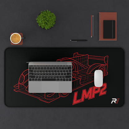 LMP2 Wireframe Desk Mat - Premium Quality Gaming Mouse Pad