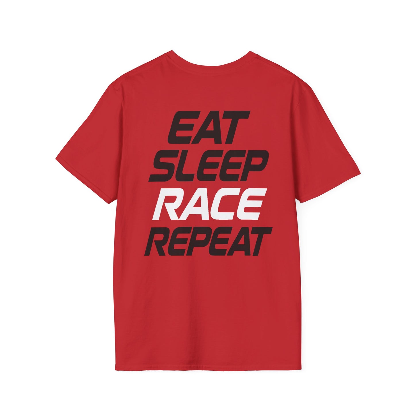 RaceCraft3D Eat Sleep Race Repeat T-Shirt | Racing & Sim Racing Apparel
