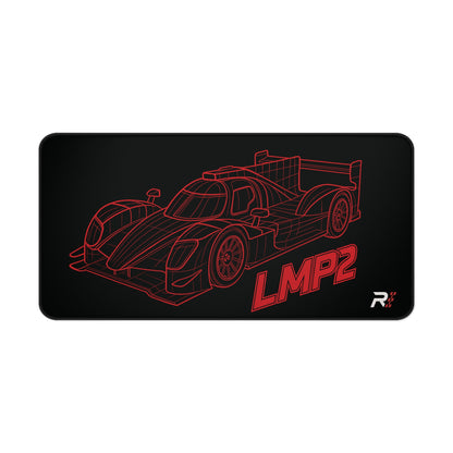 LMP2 Wireframe Desk Mat - Premium Quality Gaming Mouse Pad