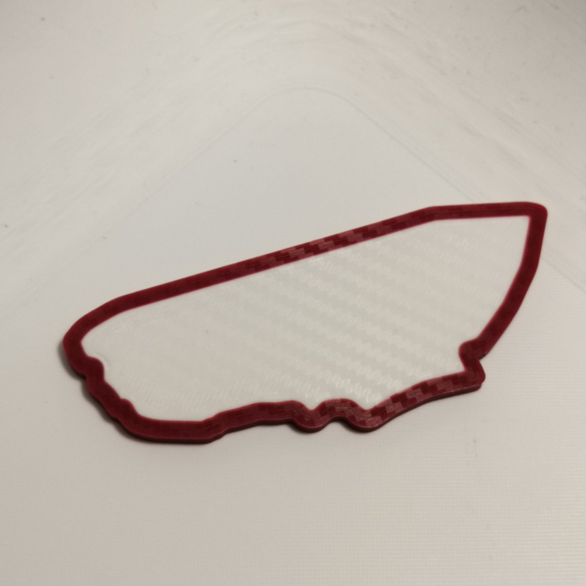 Le Mans Track Magnet Red/White